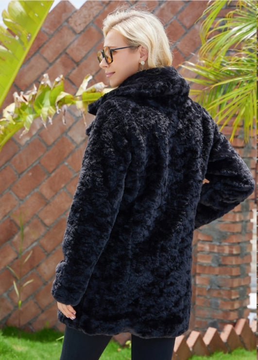 Sereinian cappotto in pelliccia